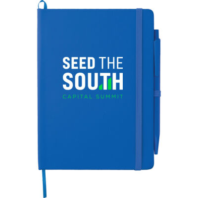 HC - 5" x 7" FSC® Mix Prime Notebook With Pen Thumbnail